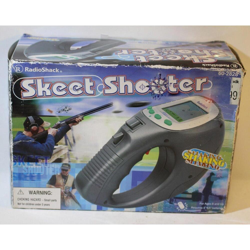 RADIO SHACK SKEET SHOOTER TALKING HANDHELD ELECTRONIC GAME 60-2828 RARE - NICE